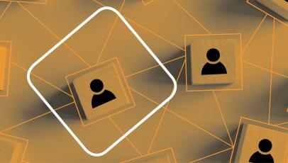 Das Bild zeigt Blöcke mit Linien in Sonnengelb